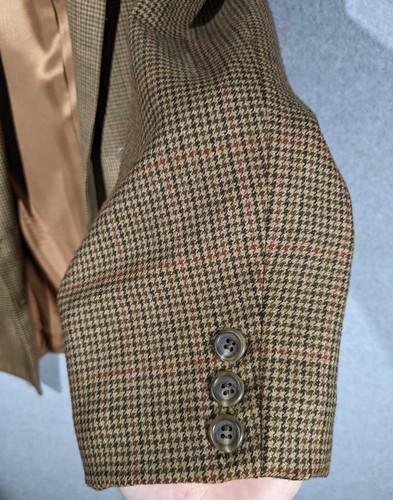 Ralph Lauren Women's Size 12 Double Breasted Blazer Jacket Brown Wool Cashmere - Picture 10 of 24