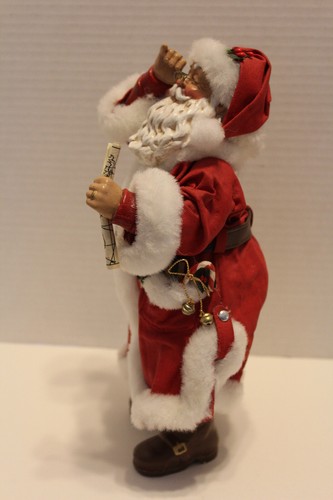 Kurt Adler Fabriche zwinkernder Weihnachtsmann hält eine Karte 10 Zoll selten - Bild 7 von 15