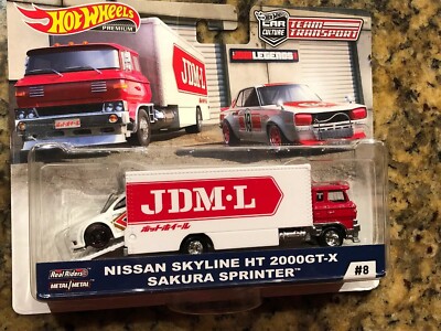 HOT WHEELS Team Transport NISSAN SKYLINE HT 2000GT-X SAKURA