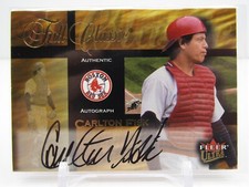CARLTON FISK 2002 FLEER ULTRA FALL CLASSIC AUTOGRAPH AUTO! BOSTON RED SOX!!