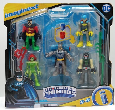 HGX97 Multipack 5 Figuren DC Super Friends-Imaginext Fisher Price Mattel-Batman