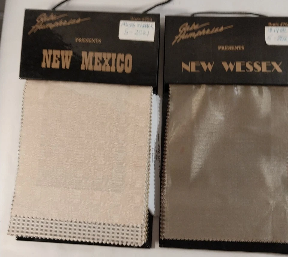 Lot 5 Fabric Sample Books Gabe Humphries Sheer Illuminous Textured Luxury Look - Image 3 of 4