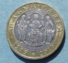 £2 Coin Magna Carta 2015 