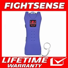 FIGHTSENSE Rechargeable Stun Gun 10 Mil Volts With Led Light Extremely Powerful