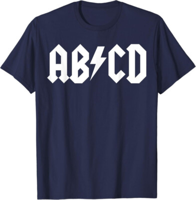 Funny Teachers ABCD Rock Graphic Back To School Unisex T-Shirt