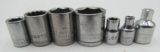 Craftsman Husky Mixed Lot Of 6 Sockets And 1 Adapter See Pictures