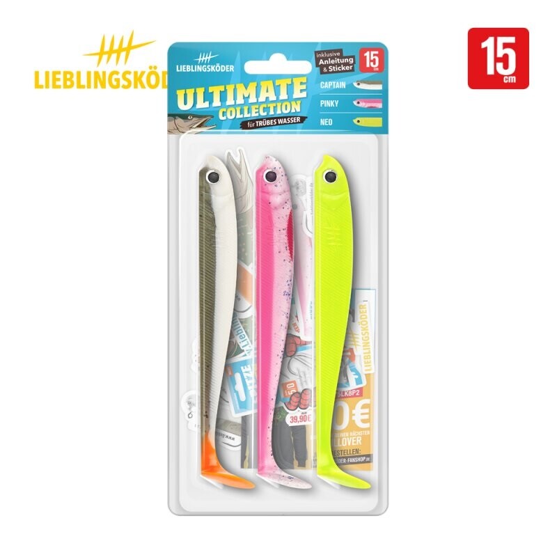 Коллекция Lieblingsköder Ultimate - жевательная резинка trübes Wasser 15 см