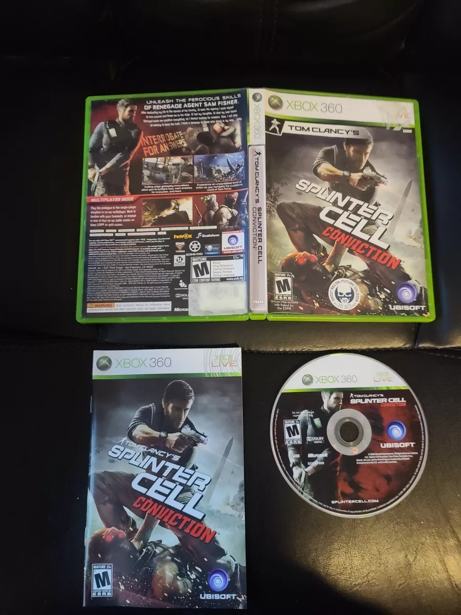 Splinter Cell Conviction Xbox 360 Game COMPLETE FAST FREE SHIPPING