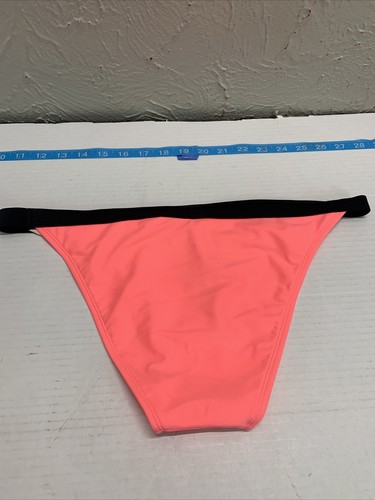XHILARATION JUNIORS TALLA L BIKINI PARTE INFERIOR Cheeky NARANJA Rosa Melocotón TRAJE DE BAÑO - Imagen 3 de 3