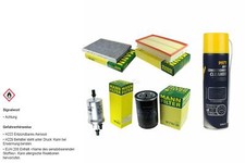 MANN FILTER Paket MANNOL Klimareiniger für VW New Beetle 9C1 1C1 2.0 1.6