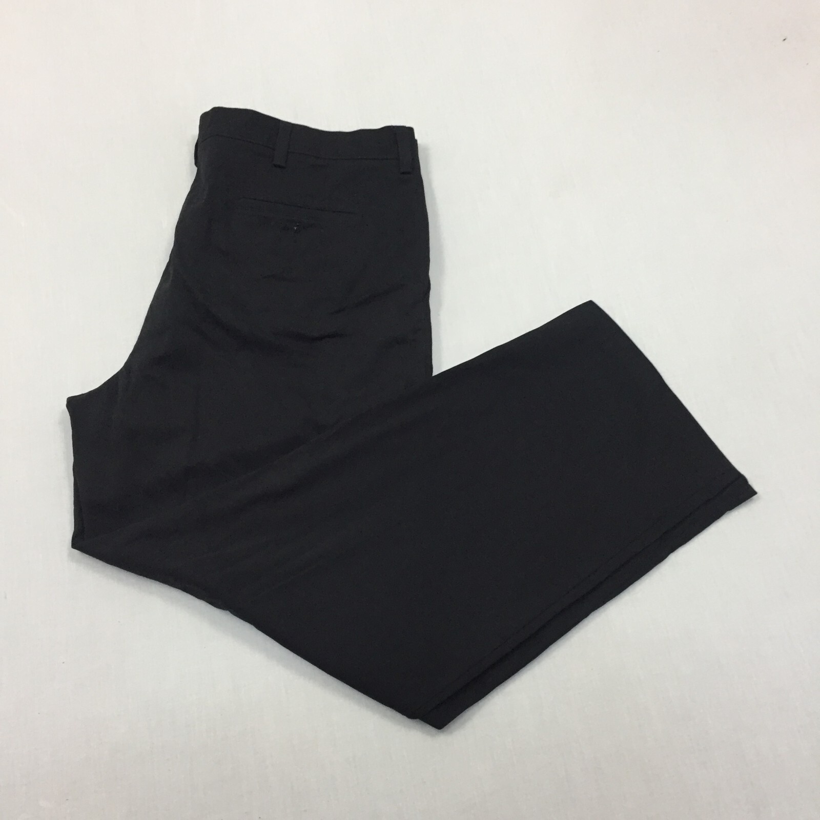 Dockers Chino Trousers Cotton Pants Straight Fit Mens Size 40W 30L Black