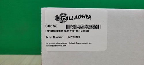 Life Safety Power Gallagher C305740 LSP B100 SECONDARY VOLTAGE MODULE - Picture 7 of 9