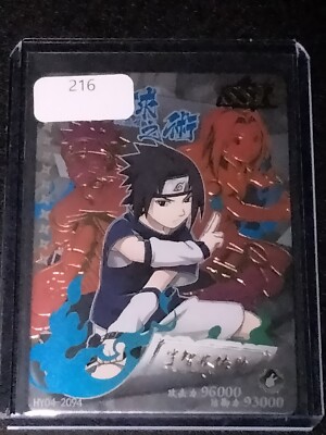 SSR Sasuke Uchiha Naruto Shippuden Trading Card Anime CCG