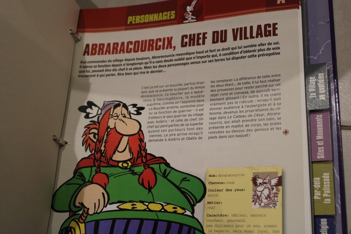 ASTERIX LE VILLAGE n° 6 MAISON DU CHEF + BASSE COUR + fascicule ATLAS