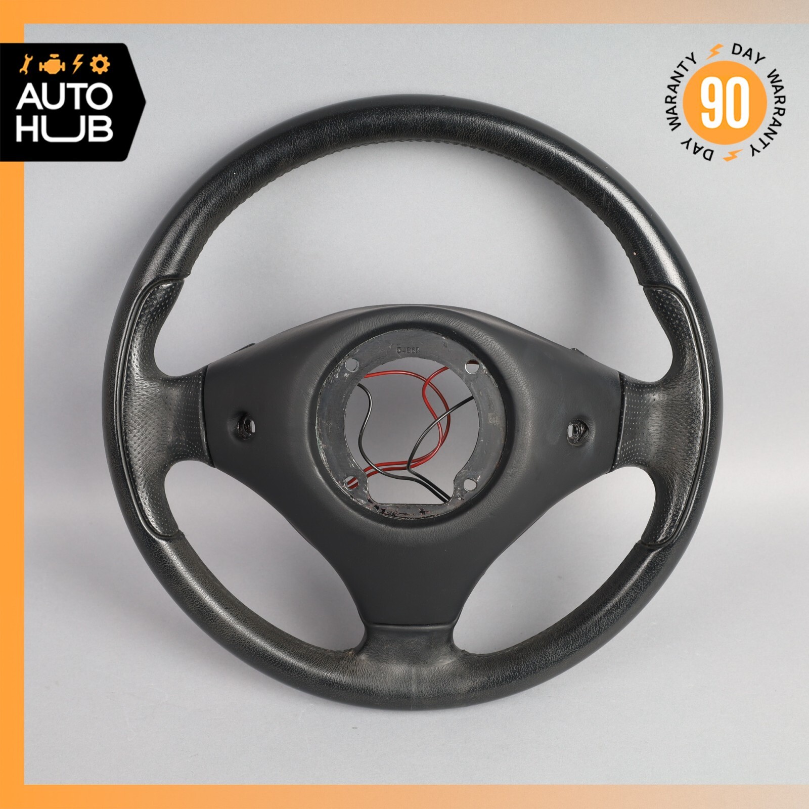 02-07 Maserati Spyder 4200 M138  GT Cambiocorsa Steering Wheel Black OEM 61k