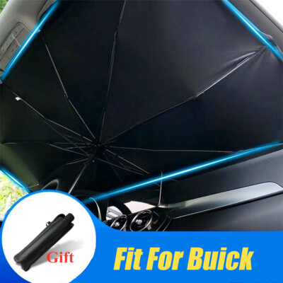 For Buick Accessories Car Windshield Umbrella Sun Shade Foldable UV Block Shield