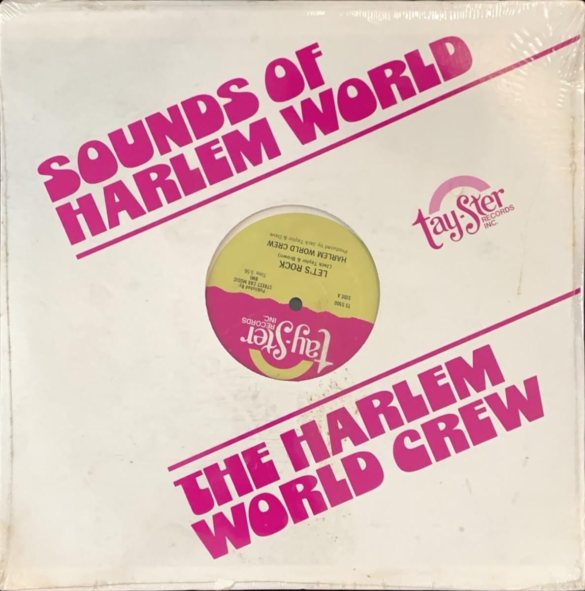 米12” Harlem World Crew Lets Rock TS5500 Tay-Ster /00250 HARLEM WORLD CREW Let's Rock / Love Rap 12
