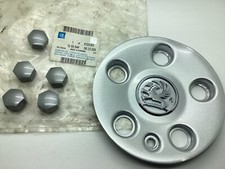 Vauxhall Vectra B cerchio in lega 1x tappo centrale copri badge 5 borchie 9156003 originale