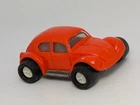 Vintage Tonka Totes VW Bug Volkswagen Beetle ORANGE Toy Car
