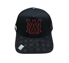 BIGG BOSS AMR RED BLACK SNAPBACK HAT BBAMRPLCA BKRED