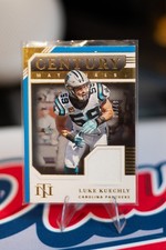 2020 Panini National Treasures - Century Materials Luke Kuechly #CM-LK Prime /49