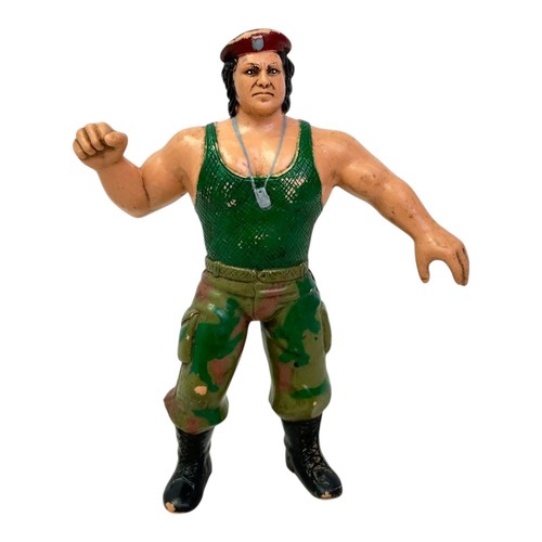 LJN WWF Corporal Kirchner 8 Figure Rubber Wrestlin...