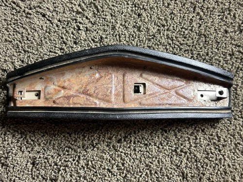 1970 70s Chevy Camaro steering wheel horn pad Shroud Woodgrain / Black - Picture 3 of 3