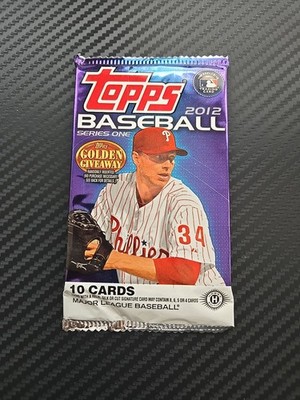 2012 Baseball Cards Topps Series 1 Pack Hobby Edition 