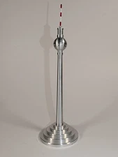 Vintage Berlin TV Tower Fernsehturm Miniature | Machined Metal Desk Pen Souvenir
