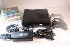 Xbox 360 S Slim 250gb Console Bundle Lot 6 Ga...