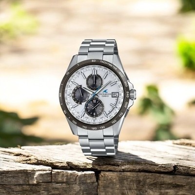 CASIO OCEANUS OCW-T2600J-7AJF Solar Radio Titanium Sapphire White