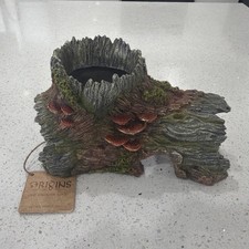 Origins Old Log Hide-Long Artificial Log Aquarium Ornament Polyresin Multicolor
