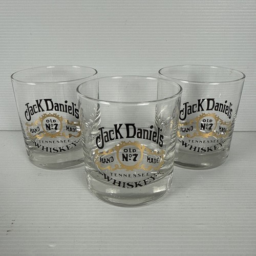 Jack Daniel’s Old No. 7 Whiskey Drinking Glasses x3 - 第 1/4 張圖片