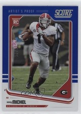 2018 Score Rookies Artist's Proof 19/35 Sony Michel #369 6e0