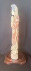 Antique Wooden Chinese Gwan-Yin Statue 16” Buddha Wood Carving — photo 5