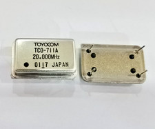 2PCS 20M 20MHZ 20.000MHZ osc active crystal oscillator 5V DIP14 / DIP-14 NEW