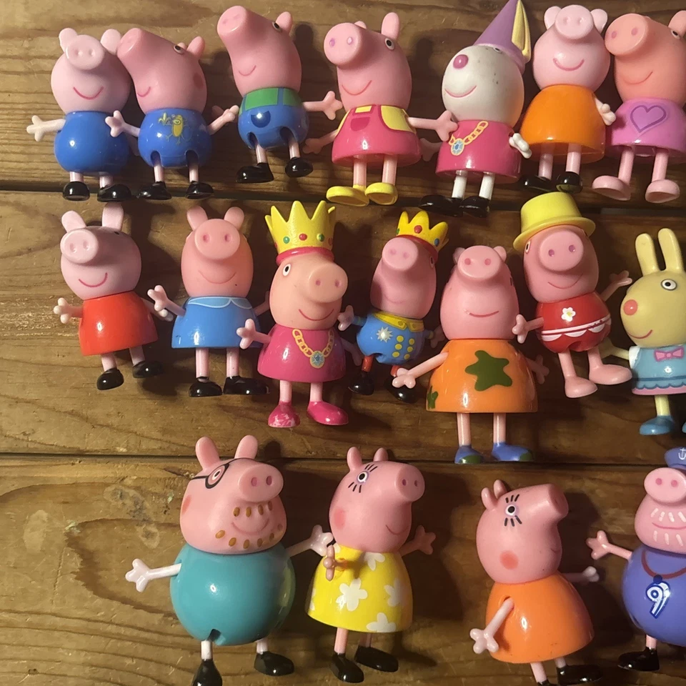 Lote de 19 Figuras de Peppa Pig Personajes de Familia y Amigos Juguetes Foto 2 de 4