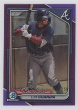 2024 Bowman Chrome Prospects Purple Refractor /250 Luis Guanipa #BCP-118 0o3x
