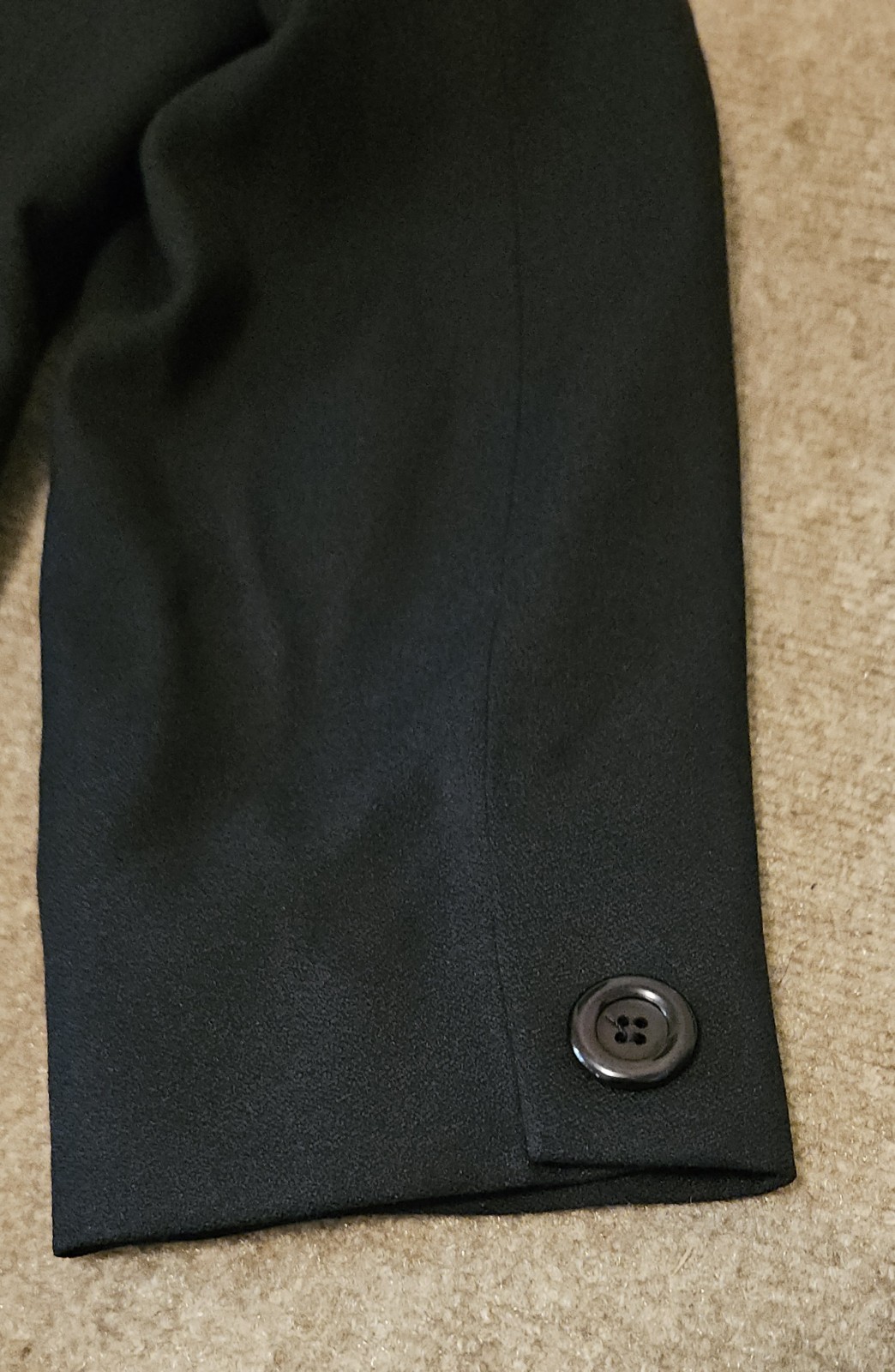 Vintage Pendleton Blazer Jacket Black Lined Light… - image 10