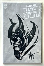 Batman Black & White #1 Blank Cover Signed & Remarked Ken Haeser Dynamic Forces