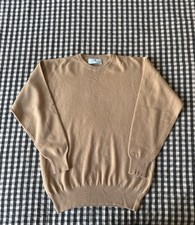 Maglione maglione girocollo uomo Ballantyne 100% lana taglia 44 (M) Made in Scotland