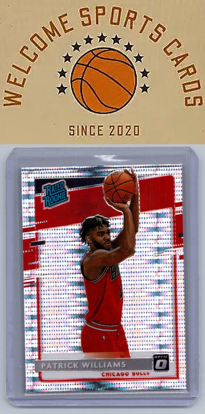 2020-21 Donruss Optic #154 Patrick Williams Fanatics