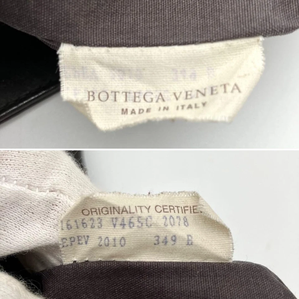 Bolso de hombro bandolera de cuero marrón oscuro Bottega Veneta Intrecciato para hombre Foto 2 de 4