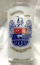 1968 KENTUCKY DERBY GLASS - IT'S IN MINT CONDITION