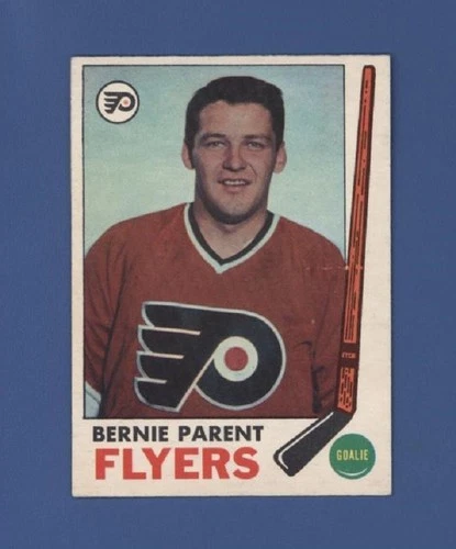1969-70 opc BERNIE PARENT #89 EX to EXMT Philadelphia Flyers HOF *CENTERED*