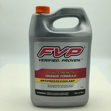 FVP Antifreeze / Coolant 1-Gallon Full Strength Orange Formula 