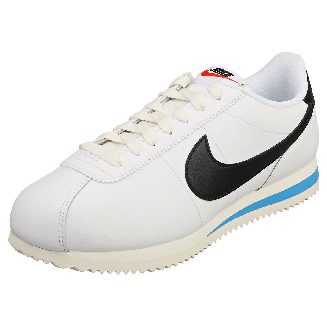 Nike Cortez Donna - Sneakers Moda Pelle e Tessuto Bianco Nero - 36 EU