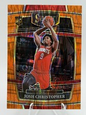 Josh Christopher #48 Houston Rockets 2021-22 Panini Select RC Orange Flash Prizm