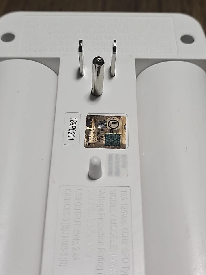 CyberPower P6WSU Wall Tap Surge Protector - Image 4 of 4