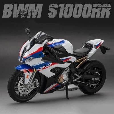 1:12 BMW S1000RR & Kawasaki Ninja H2R Diecast Motorrad Modell Spielzeug mit Beleuchtung